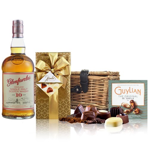 Glenfarclas 10 Year Old 70cl And Chocolates Hamper